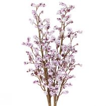 Produkt Gałązka jagodowa Gałązka bożonarodzeniowa fioletowo-biała mróz L60cm 2 szt