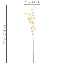 Produkt Sztuczna dekoracja z gałązek jagód, złota, 70cm, 3 sztuki