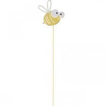 Produkt Pszczoła jako wtyczka, wiosna, dekoracja ogrodowa, metalowa pszczoła żółta, biała L54cm 3szt