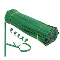 Listwy do wiązania długie zielone 30cm podwójny drut 1000szt