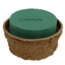 Produkt Miska piankowa mokra florystyczna na kompozycje kwiatowe Ø18cm 2 szt