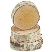 Produkt Plastry brzozy z korą bieloną plastry drzewa Ø5-6cm 24 szt