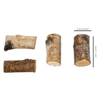 Produkt Dekoracyjne kawałki drewna brzozowego z korą do rękodzieła, 3 cm, 300 g