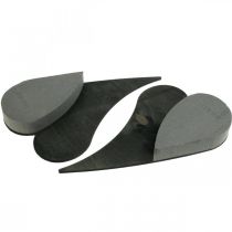 Produkt OASIS® Black Bioline® Kwiatowa pianka Serce Czarne W34cm 2 szt