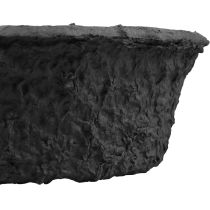 Produkt Oasis Czarna Biolit Miska na rośliny Miska na kwiaty Czarna Ø26cm