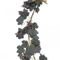 Deco Garland Vine Liście i winogrona Jesienna girlanda 180cm
