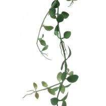 Girlanda z liści zielona Sztuczne zielone rośliny ozdobna girlanda 190cm