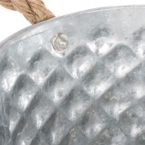 Produkt Miska blaszana z uchwytami linowymi Ø18cm H10cm
