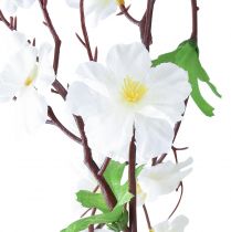 Produkt Girlanda kwiatowa Girlanda ze sztucznych kwiatów białe kwiaty 160cm