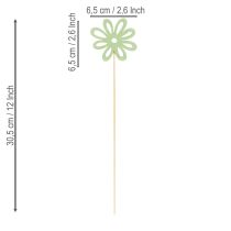 Produkt Dekoracyjne szczypce do kwiatów, idealne do wiosennych dekoracji w doniczkach i wazonach (16 sztuk)