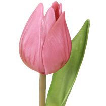 Produkt Dekoracja Kwiatowa Tulipany Sztuczne Kwiaty Fioletowe 20cm 6 Szt