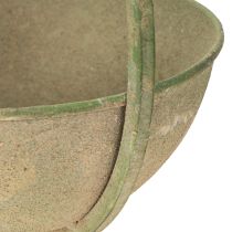 Produkt Kosz na kwiaty, kosz wiszący, metalowa dekoracja ogrodowa Ø16cm W38cm
