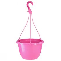 Produkt Wiszący koszyk różowy donica z otworami Ø25cm W50cm