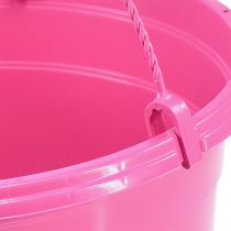 Produkt Wiszący koszyk różowy donica z otworami Ø25cm W50cm