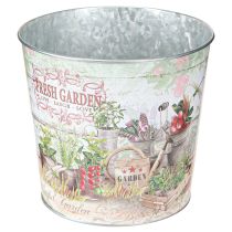 Produkt Doniczka mała metalowa kolorowa Fresh Garden H16cm 2szt