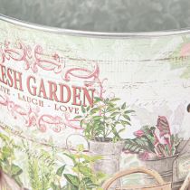 Produkt Doniczka mała metalowa kolorowa Fresh Garden H16cm 2szt