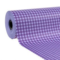 Produkt Papier florystyczny 37,5cm kratka fioletowa 100m