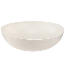Produkt Miska na kwiaty Miska plastikowa w kolorze beżowym cętkowana Ø30cm 3szt