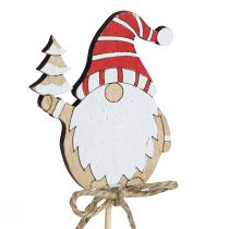 Produkt Korki kwiatowe drewniane krasnale bożonarodzeniowe 5x8cm 12 szt