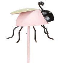 Produkt Patyk Kwiatowy Biedronka Metal Zielony Różowy 7x4cm 6 szt