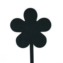 Produkt Wtyczka kwiatowa mini panele drewniane czarne Ø10cm 6szt