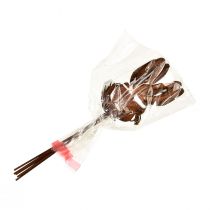 Produkt Kwiatek rdzawy królik dekoracja 7,5cm×11,5cm 6 szt