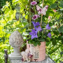 Produkt Doniczka dekoracyjna łosoś metalowa dekoracja letnia Ø11cm wys.10,5cm