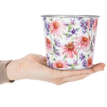 Produkt Doniczka, dekoracja wiosenna, metalowa, Ø12cm, wys.10,5cm