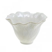 Produkt Doniczka ceramiczna donica na kwiaty doniczka biała Ø15cm