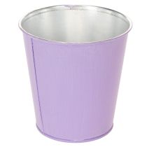 Produkt Osłonki na doniczki z kwiatowym wzorem, pastelowe, metalowe, 10 cm, zestaw 3 szt.