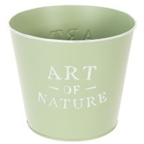 Produkt Doniczka cynkowa Art of Nature miętowo-zielona Ø17,5cm wys.15cm
