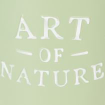 Produkt Doniczka cynkowa Art of Nature miętowo-zielona Ø17,5cm wys.15cm