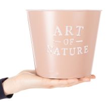 Produkt Komplet 3 metalowych osłonek na doniczki Art of Nature 17 cm pastelowe