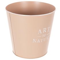 Produkt Doniczka metalowa cynkowa, antyczna róża, Ø22cm, wys. 21cm