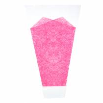 Produkt Torebka w kwiaty różowa L40cm W12-30cm 50szt.