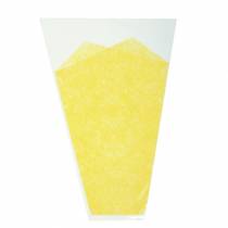 Produkt Torebka na kwiaty wzór jutowy żółty D36cm S25cm - 12cm 50 szt
