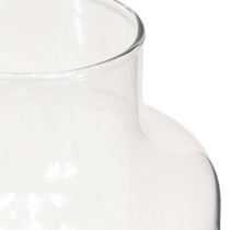 Produkt Wazon szklany dekoracyjny z szyjką przezroczysty Ø14,5cm H25cm