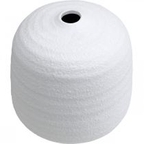 Produkt Wazon na kwiaty, wazon ceramiczny, wazon dekoracyjny biały Ø19cm W18cm