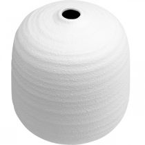 Produkt Wazon na kwiaty, wazon ceramiczny, wazon dekoracyjny biały Ø22cm W22,5cm