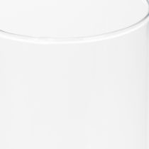 Produkt Wazon na kwiaty, smukły szklany cylinder, może być używany jako szklany wazon lub wysoki szklany wazon dekoracyjny, 30 cm