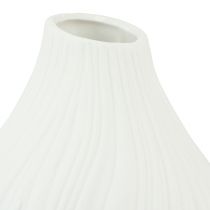 Produkt Wazon ceramiczny kształt cebuli biały Ø13cm W13,5cm 2szt