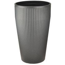 Produkt Doniczka plastikowa podłogowa antracytowa Ø28cm wys. 46,5cm