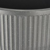 Produkt Doniczka plastikowa podłogowa antracytowa Ø28cm wys. 46,5cm