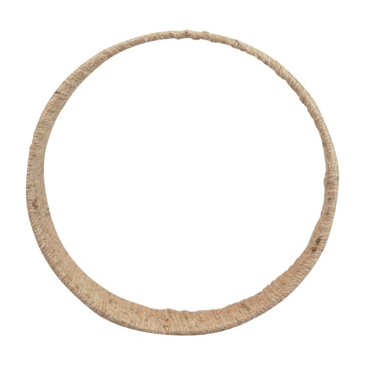 Ozdoba wisząca w stylu Boho, roślina, huśtawka, pierścień jutowy 31cm