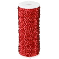Produkt Drut z efektem bulionu Ø0.30mm 100g/140m czerwony
