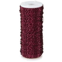 Produkt Drut z efektem bulionu Ø0.30mm 140m Bordeaux
