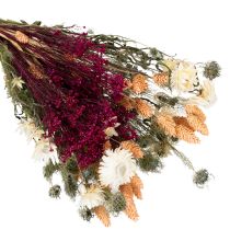 Produkt Bukiet z suszonych kwiatów idealny do eleganckiej dekoracji stołu w stylu rustykalnym, 50 cm