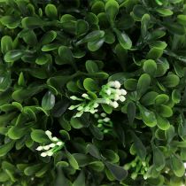 Produkt Kula bukszpanowa z kwiatami zielona kula dekoracyjna Ø15cm 1 szt