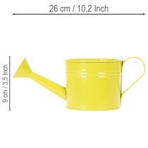 Produkt Kolorowa dekoracyjna konewka, Ø11cm, wys.9,5cm, do sadzenia, wiosenna dekoracja stołu, metalowa, zestaw 8 sztuk