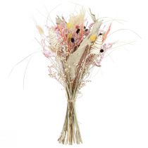 Produkt Bukiet suszonych kwiatów, kolorowy i egzotyczny, 55 cm, 120 g - Żywa, dekoracyjna i łatwa w pielęgnacji dekoracja do domu w stylu boho